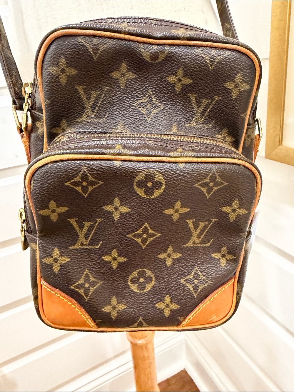 Louis Vuitton Monogram Canvas Messenger Bag in Brown and Tan
Comes with COA